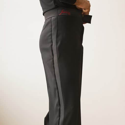 Men Ballroom Dance Pants Practice Trousers Latin Salsa Modern Stretch Black  | eBay